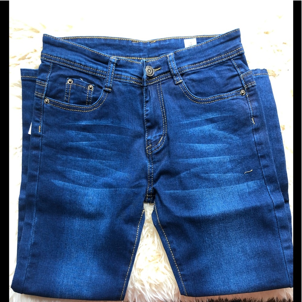 Fredd Marshall skinny blue jeans size 8 NWT